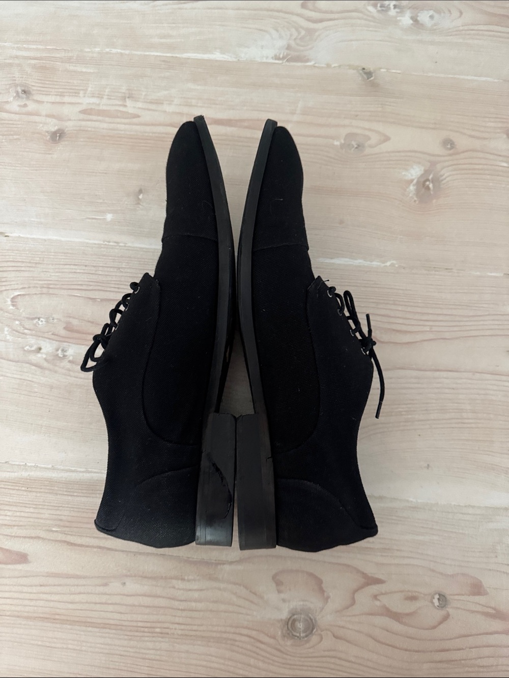 Men's Black Lace-Up Shoes - Picture 5 of 9